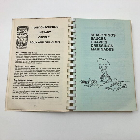 Tony Chachere's Cajun Country Cookbook Revised 13th Printing 1983 Vintage - Picture 7 of 8
